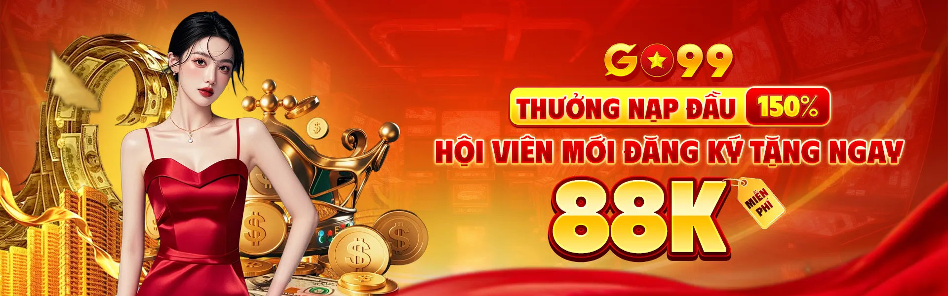 Banner hướng dẫn và hỗ trợ Go99